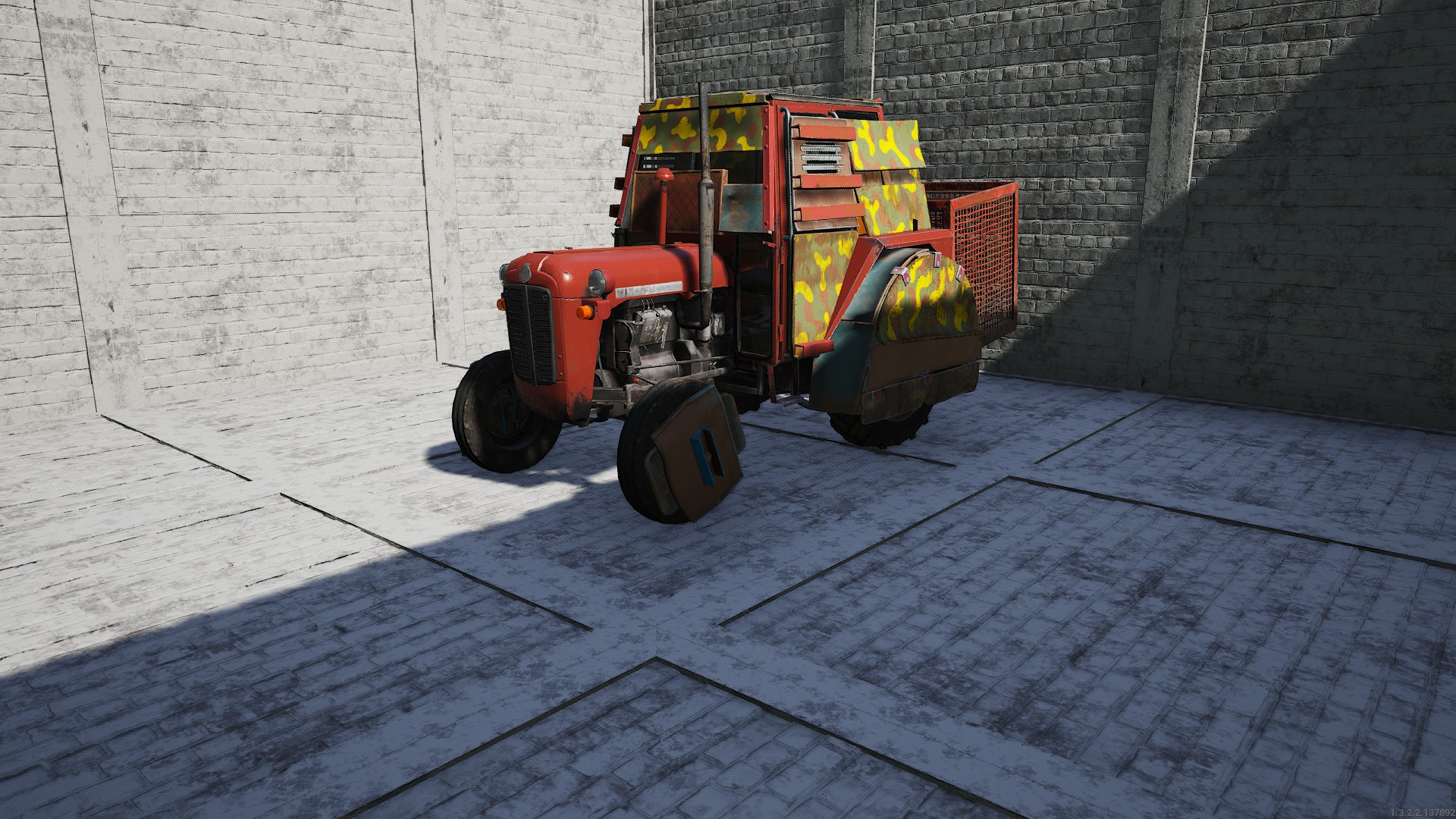 Traktor voll ausgestattet